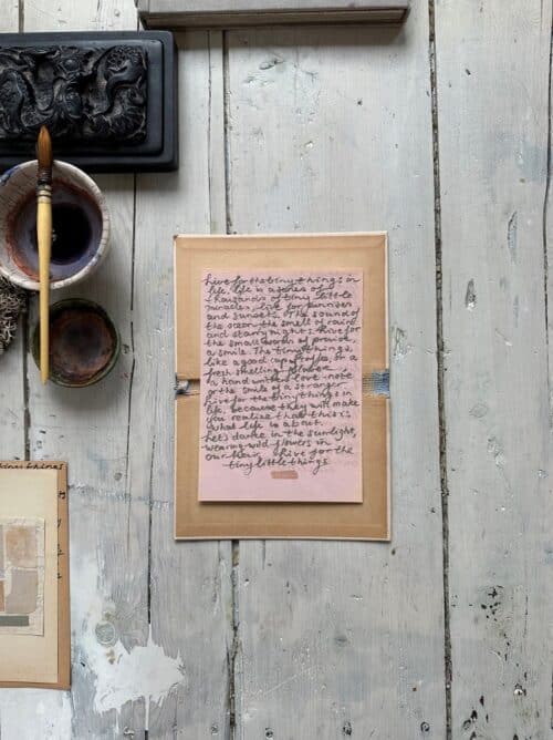 Poster Tiny Little Things A5