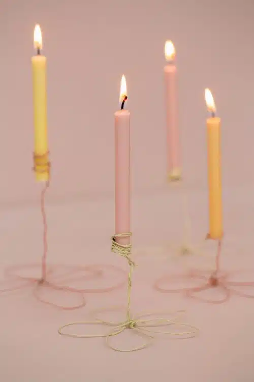 Potloodkaarsjes Flower Box set/12