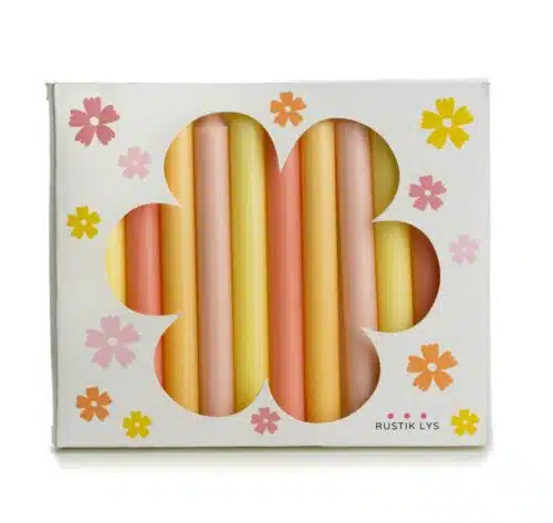 Potloodkaarsjes Flower Box set/12