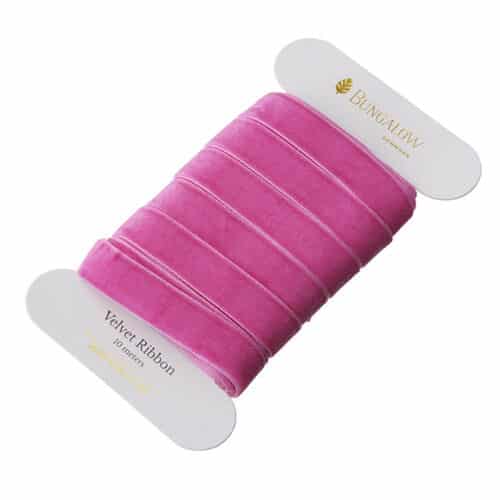 Ribbon Velvet 16mm Azalea