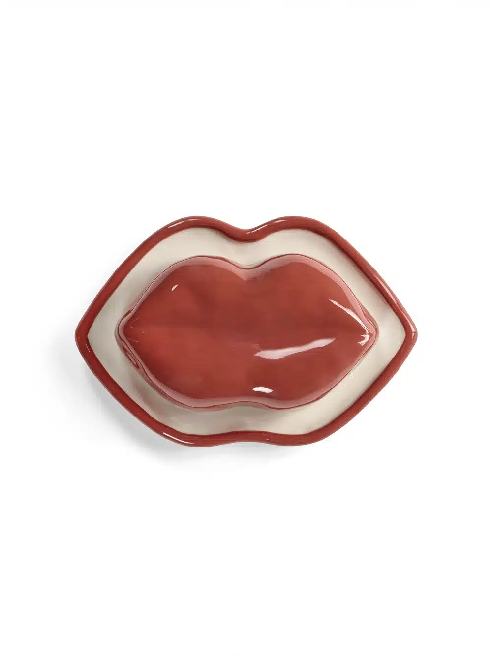 Schaal met deksel Lips Les Objets Mouleversants