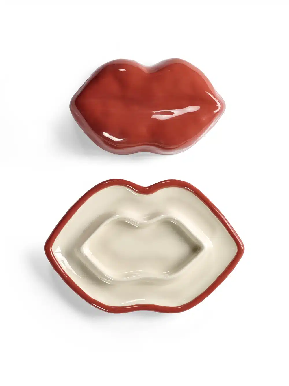 Schaal met deksel Lips Les Objets Mouleversants