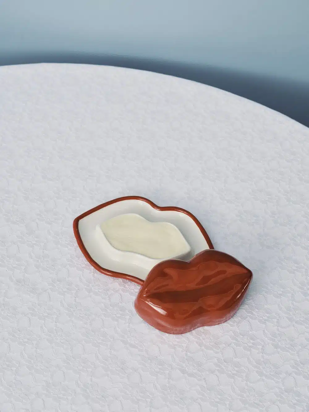 Schaal met deksel Lips Les Objets Mouleversants