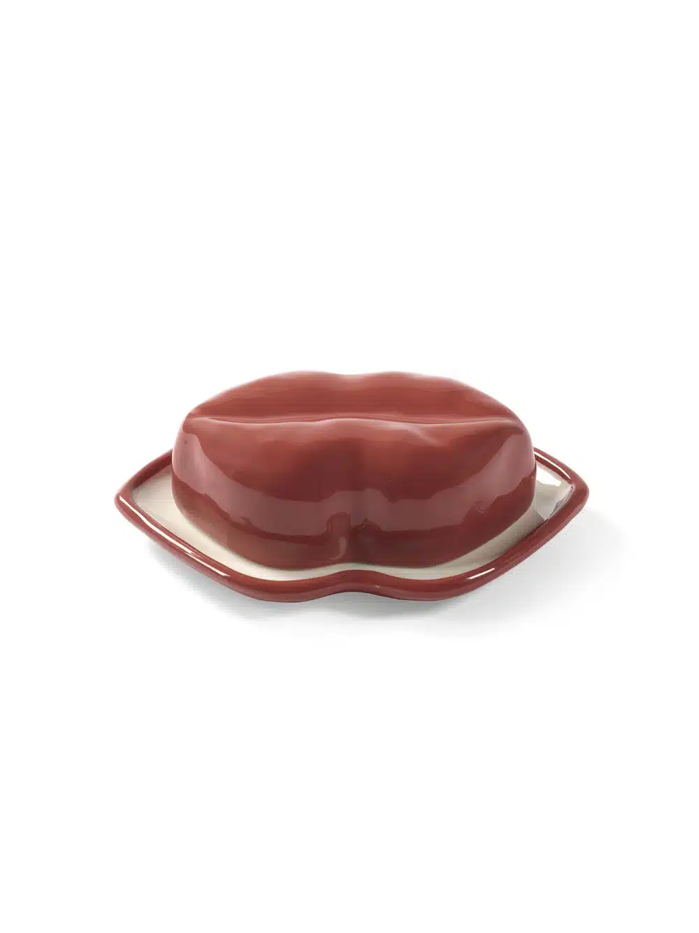 Schaal met deksel Lips Les Objets Mouleversants