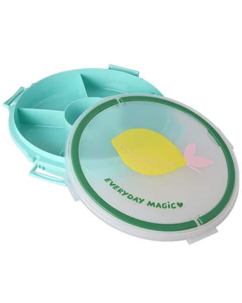 Serveerschaal met vakjes - Citroen