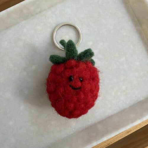 Sleutelhanger Vilt Framboos
