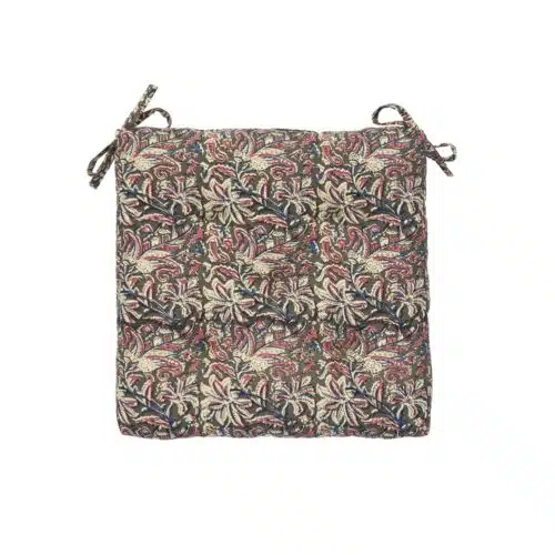 Stoelkussen Flower Grey/Sand/Old Rose