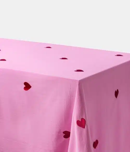 Tafelkleed Pink Hearts 2.5m