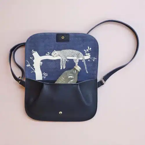 Tas Leer Lazy Boy Ink Blue