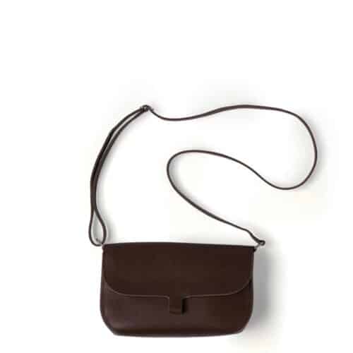 Tas Leer Wild Swan dark brown