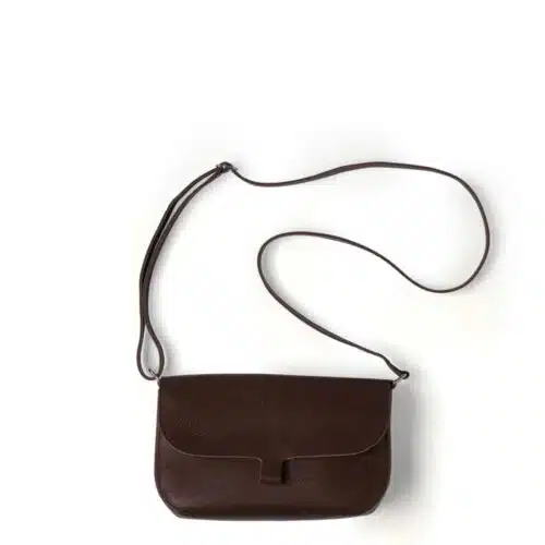 Tas Leer Wild Swan dark brown