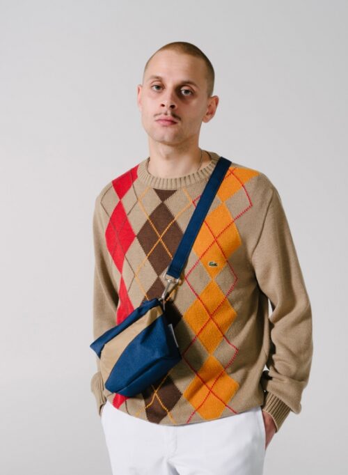 The New Bum Bag Small Navy & Camel