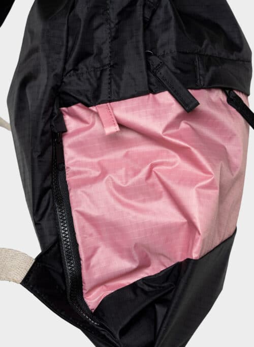The New Foldable Backpack Medium Black & Pink Panther