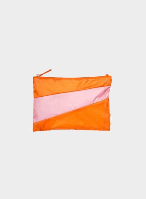 The New Pouch Medium Orange & Pink Panther