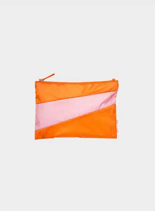 The New Pouch Medium Orange & Pink Panther