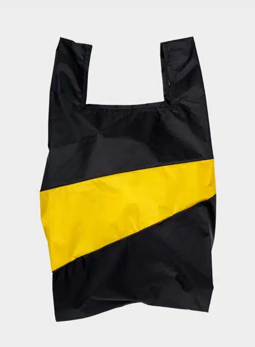 The New Shopping Bag Large Black & Sunflower
