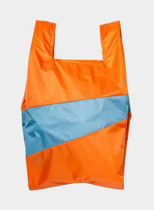 The New Shopping Bag Large Orange & Ocean