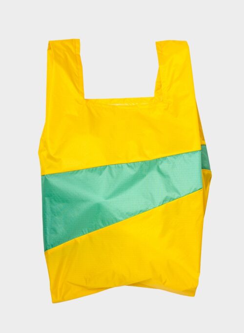 The New Shopping Bag Large Sunflower & Holly Green