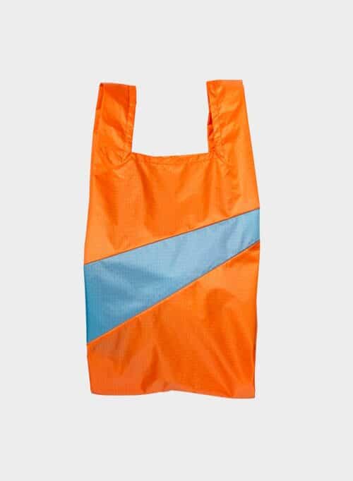 The New Shopping Bag Medium Orange & Ocean