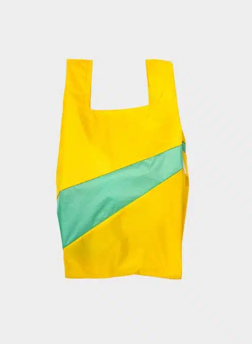 The New Shopping Bag Medium Sunflower & Holly Green