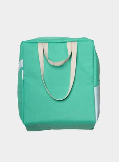 The New Tote Bag Large Holly Green & Surf Spray