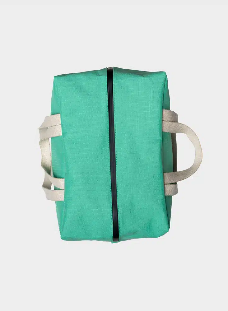 The New Tote Bag Large Holly Green & Surf Spray