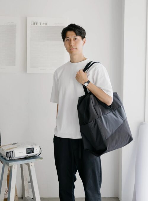 The New Tote Bag Medium Black&Black