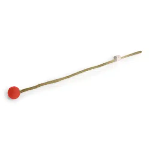 Vilt bloem klein Rusty Red