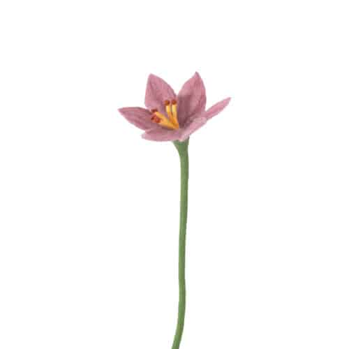Vilt bloem Lily Pale Pink