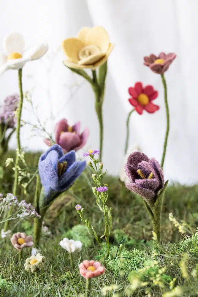 Vilt Krokus Lichtpaars