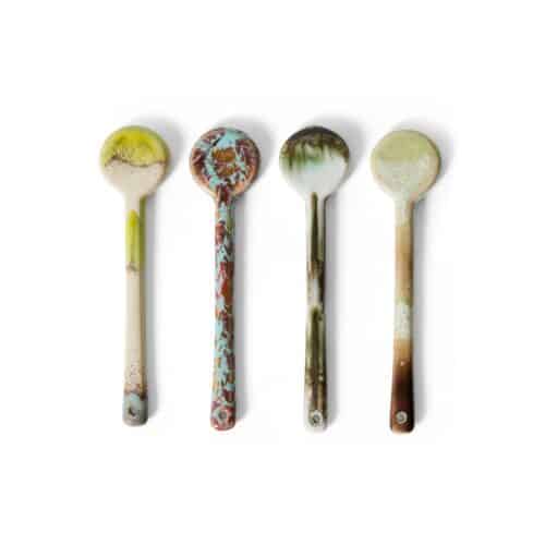70's Ceramics Spoons M Set/4 - Blend