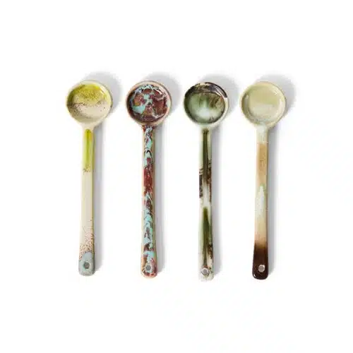 70's Ceramics Spoons M Set/4 - Blend