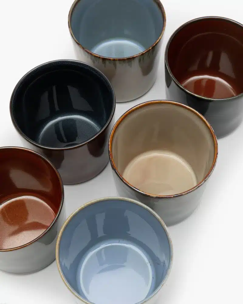 ALG Terres de Rêves - Beker M Cylinder Hoog - Darkblue/Rust