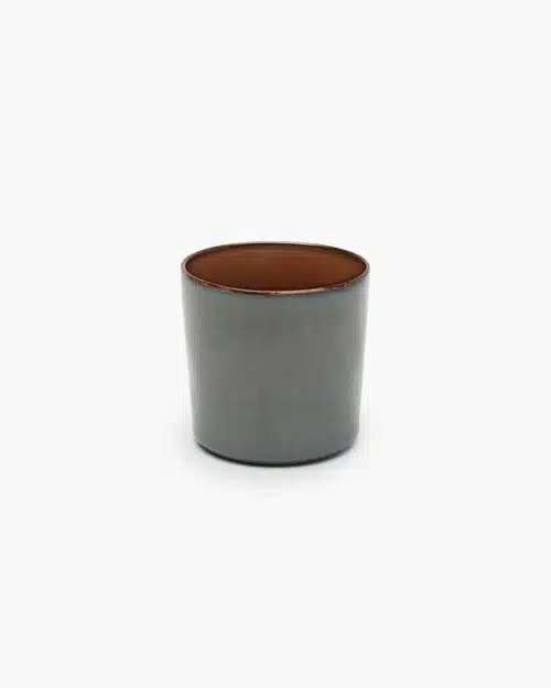 ALG Terres de Rêves - Beker M Cylinder Hoog - Smokeyblue/Rust