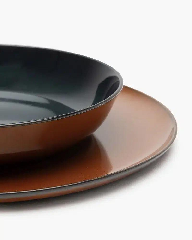 ALG Terres de Rêves - Diep Bord M 21cm - Darkblue/Rust