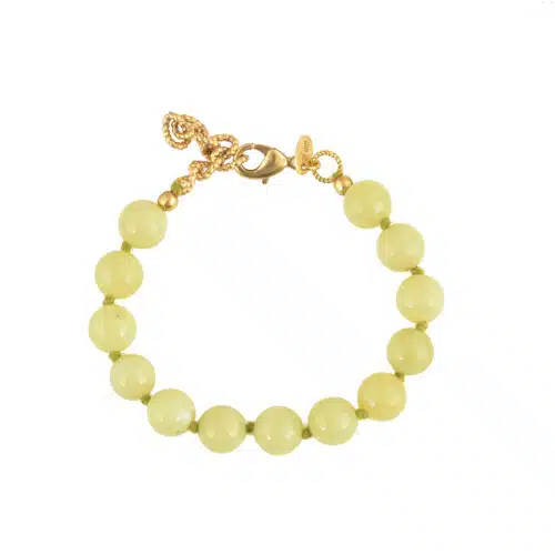 Armband Green Jade Balls