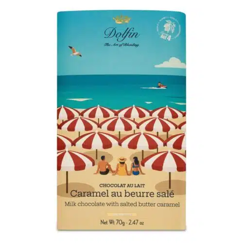 Chocoladereep Melk Gezouten boter Caramel Vintage Summer