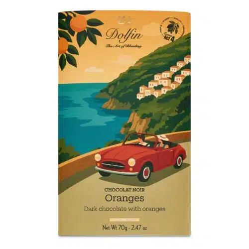 Chocoladereep Puur 60% Sinaasappel Vintage Summer