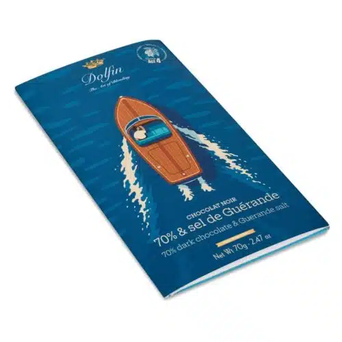 Chocoladereep Puur 70% Guerlande zout Vintage Summer