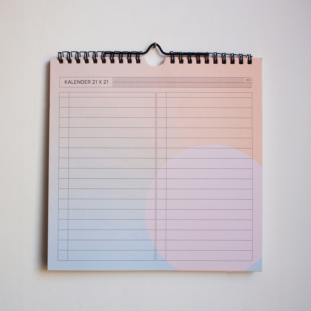 Kalender 21 X 21 Verjaardagskalender