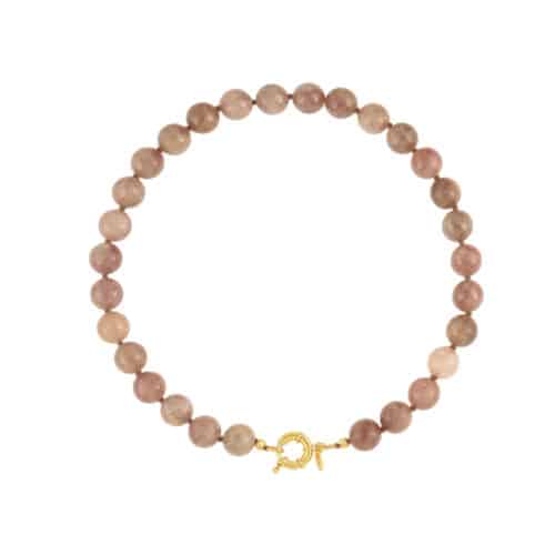 Ketting Brown Agate Ball