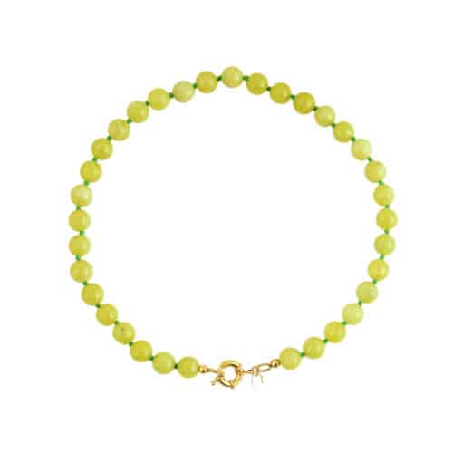 Ketting Green Jade Balls