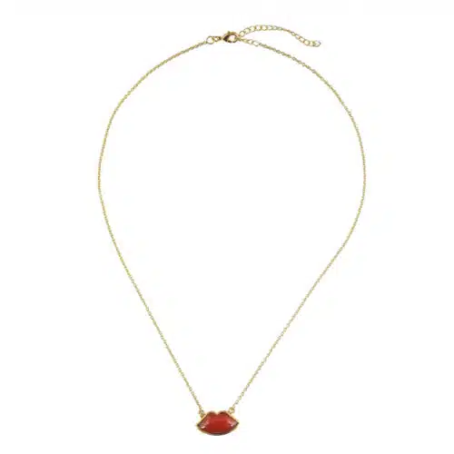 Ketting Lips Carnelian