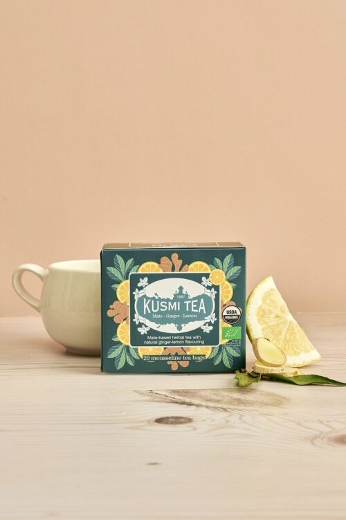 Kusmi Tea Maté Gember Citroen Bio zakjes