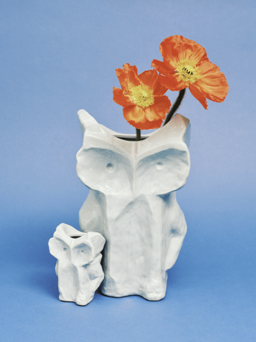 Marni Owl Vase XS After Midnight Light Blue