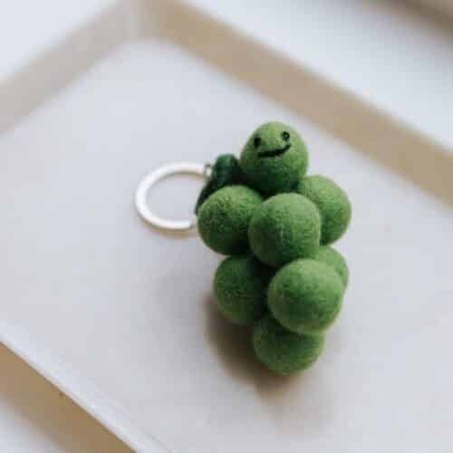 Sleutelhanger Vilt Druiven Groen