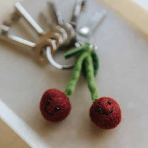 Sleutelhanger Vilt Kersjes