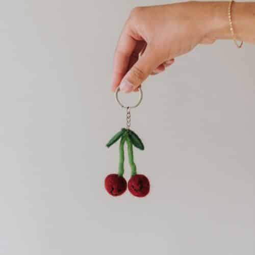 Sleutelhanger Vilt Kersjes