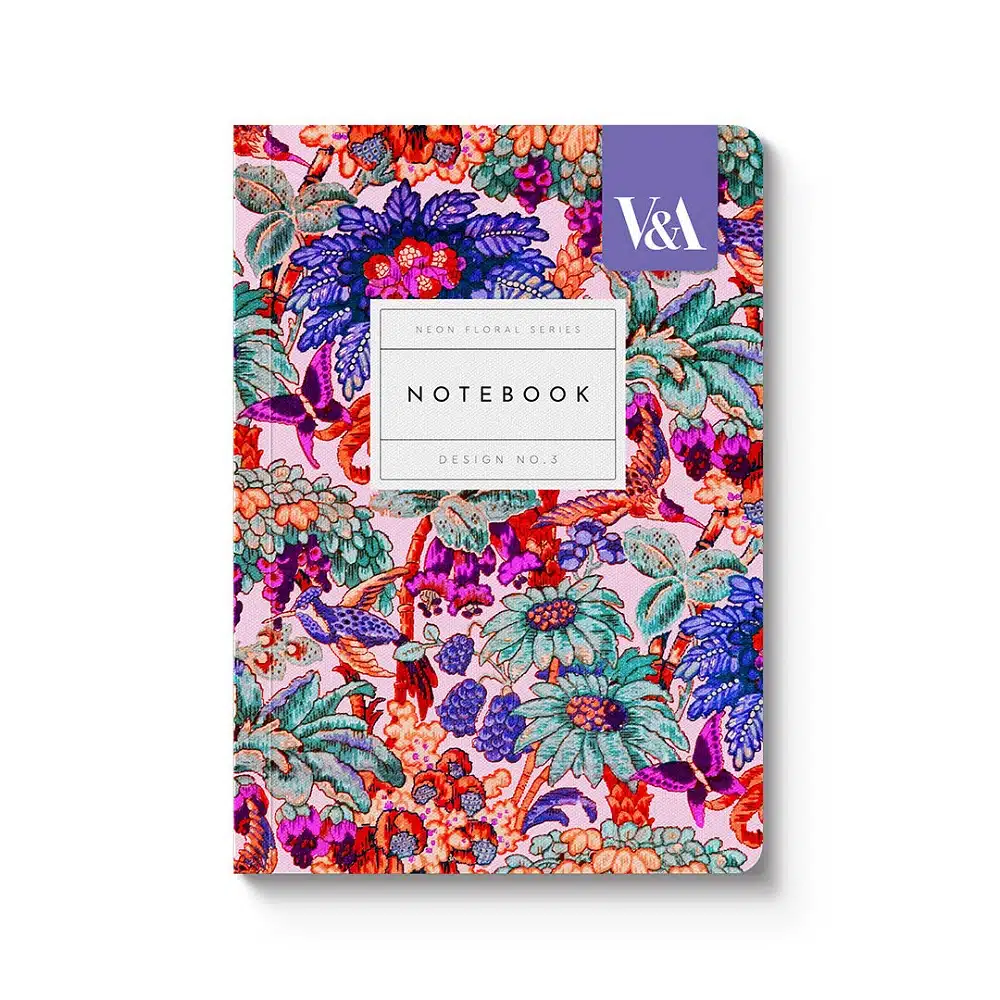 V&A Notitieboek A6 - Coral Jungle Neon