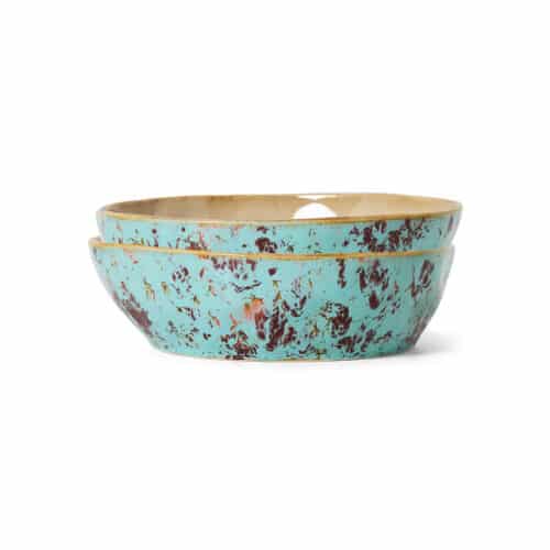 70's Ceramics Pasta Bowls Patina